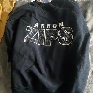 Akron zips crewneck